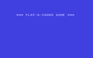 C64 GameBase Play-a-Chord_Game Hayden_Book_Company,_Inc. 1984