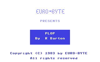 C64 GameBase Plop Euro-Byte_Ltd. 1983