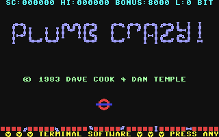 C64 GameBase Plumb_Crazy! Terminal_Software 1984