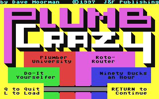 C64 GameBase Plumb_Crazy Loadstar/J_&_F_Publishing,_Inc. 1997