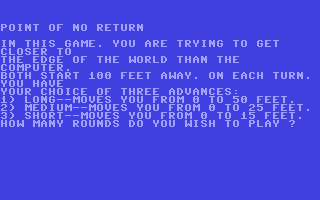 C64 GameBase Point_of_no_Return Tab_Books,_Inc. 1981