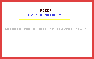 C64 GameBase Poker Loadstar/Softalk_Production 1984