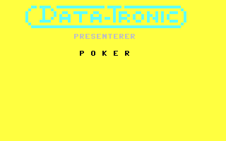 C64 GameBase Poker Data-Tronic