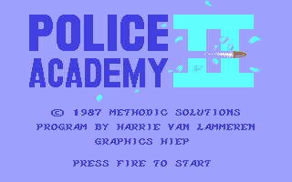 C64 GameBase Police_Academy_II Methodic_Solutions 1987