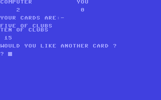 C64 GameBase Pontoon Cascade_Games_Ltd. 1984