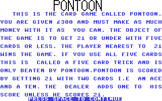 C64 GameBase Pontoon Argus_Press_Software_(APS)/64_Tape_Computing 1985