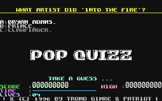C64 GameBase Pop_Quizz_[Preview] (Preview) 1996