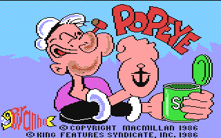 C64 GameBase Popeye Piranha/Macmillan_Ltd. 1986