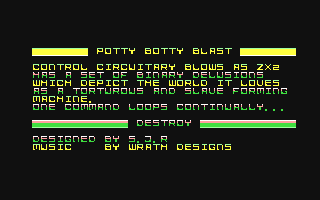 C64 GameBase Potty_Botty_Blast Binary_Zone_PD 1994