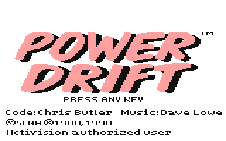 C64 GameBase Power_Drift Activision/SEGA 1989
