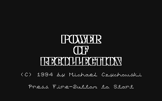 C64 GameBase Power_of_Recollection 1994