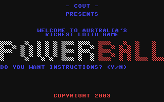 C64 GameBase Powerball (Not_Published) 2003