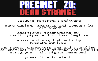 C64 GameBase Precinct_20_-_Dead_Strange Protovision 2018