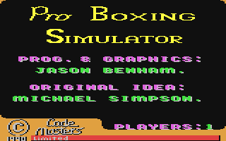C64 GameBase Pro_Boxing_Simulator Codemasters 1990