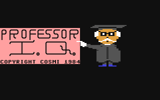 C64 GameBase Professor_IQ Cosmi 1984