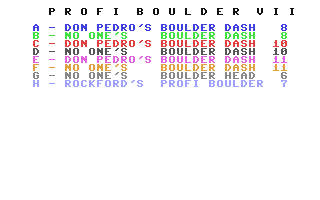 C64 GameBase Profi_Boulder_007 (Not_Published) 1990