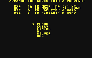 C64 GameBase Proverbs Granada_Publishing_Ltd. 1984
