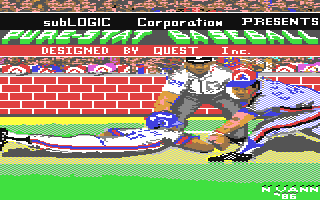 C64 GameBase Pure-Stat_Baseball subLOGIC 1986