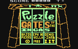 C64 GameBase Puzzle_Gates_of_the_Incas Umbrella_Software_Inc. 1983