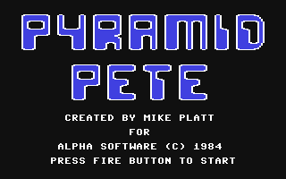 C64 GameBase Pyramid_Pete Alpha_Software_Ltd. 1984