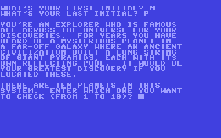 C64 GameBase Pyramid_Planet_Explorer Scholastic,_Inc./Hard-Soft_Inc. 1984