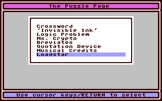 C64 GameBase Puzzle_Page_#088,_The Loadstar/Softdisk_Publishing,_Inc. 1991