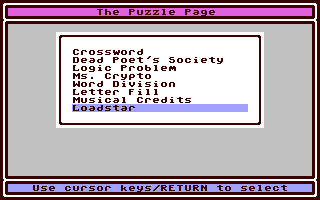C64 GameBase Puzzle_Page_#101,_The Loadstar/Softdisk_Publishing,_Inc. 1992
