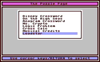 C64 GameBase Puzzle_Page_#104,_The Loadstar/Softdisk_Publishing,_Inc. 1993
