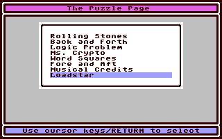C64 GameBase Puzzle_Page_#105,_The Loadstar/Softdisk_Publishing,_Inc. 1993