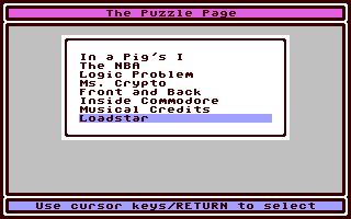 C64 GameBase Puzzle_Page_#113,_The Loadstar/Softdisk_Publishing,_Inc. 1993