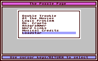 C64 GameBase Puzzle_Page_#123,_The Loadstar/Softdisk_Publishing,_Inc. 1994