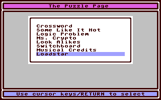 C64 GameBase Puzzle_Page_#124,_The Loadstar/Softdisk_Publishing,_Inc. 1994