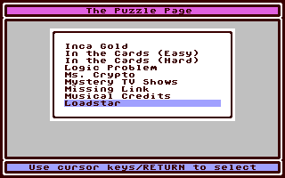 C64 GameBase Puzzle_Page_#129,_The Loadstar/Softdisk_Publishing,_Inc. 1995