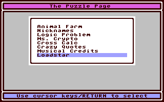 C64 GameBase Puzzle_Page_#133,_The Loadstar/Softdisk_Publishing,_Inc. 1995