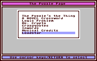 C64 GameBase Puzzle_Page_#099,_The Loadstar/Softdisk_Publishing,_Inc. 1992