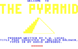 C64 GameBase Pyramid,_The 1984