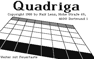 C64 GameBase Quadriga Markt_&_Technik/64'er 1989