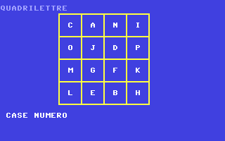 C64 GameBase Quadrilettre FDS_Edimicro 1984
