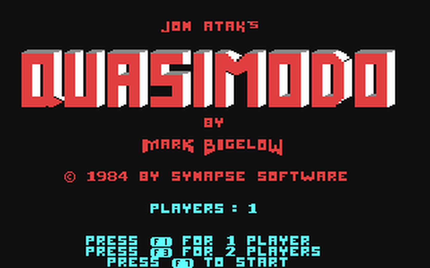 C64 GameBase Quasimodo Synapse_Software 1984