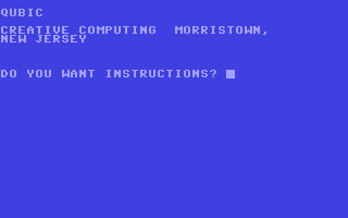 C64 GameBase Qubic Creative_Computing 1978
