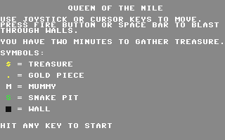 C64 GameBase Queen_of_the_Nile HPBooks 1984