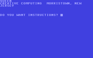 C64 GameBase Queen Creative_Computing 1978