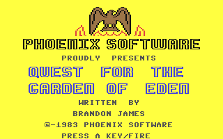 C64 GameBase Quest_for_the_Garden_of_Eden Phoenix_Software_Ltd. 1984