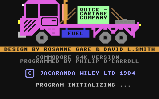 C64 GameBase Quick-Cartage_Company Jacaranda_Wiley_Pty._Ltd. 1984