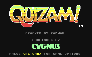 C64 GameBase Quizam! Cygnus_Software 1985