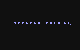C64 GameBase Quolder_Dash_16 (Not_Published) 1990