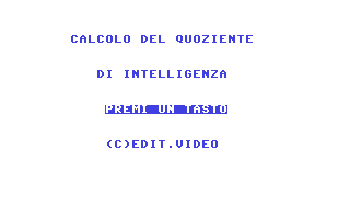C64 GameBase Quoziente_Intellettuale Edizione_Logica_2000/Videoteca_Computer 1984