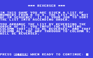 C64 GameBase Reverser Datamost,_Inc. 1984