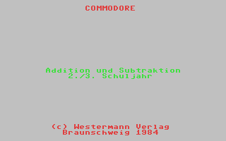 C64 GameBase Rechenlöwe,_Der_-_Fit_in_der_Addition_und_Subtraktion_(2./3._Schuljahr) Commodore/Westermann_Verlag_Braunschweig 1984