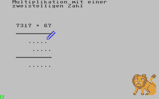 C64 GameBase Rechenlöwe,_Der_-_Fit_in_der_Multiplikation_und_Division_(3./4._Schuljahr) Commodore/Westermann_Verlag_Braunschweig 1983